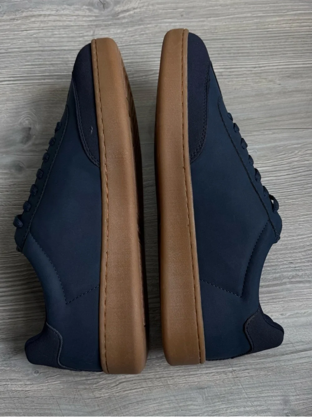 Ben Sherman Glasgow Men's Navy Blue Casual Sneakers with Gum Sole size 13